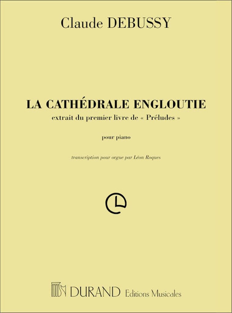 La Cathedrale Engloutie Transcritpion Pour Orgue